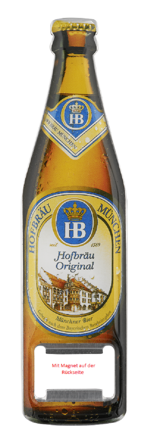 HB - Flaschenöffner Original im Flaschen Design 