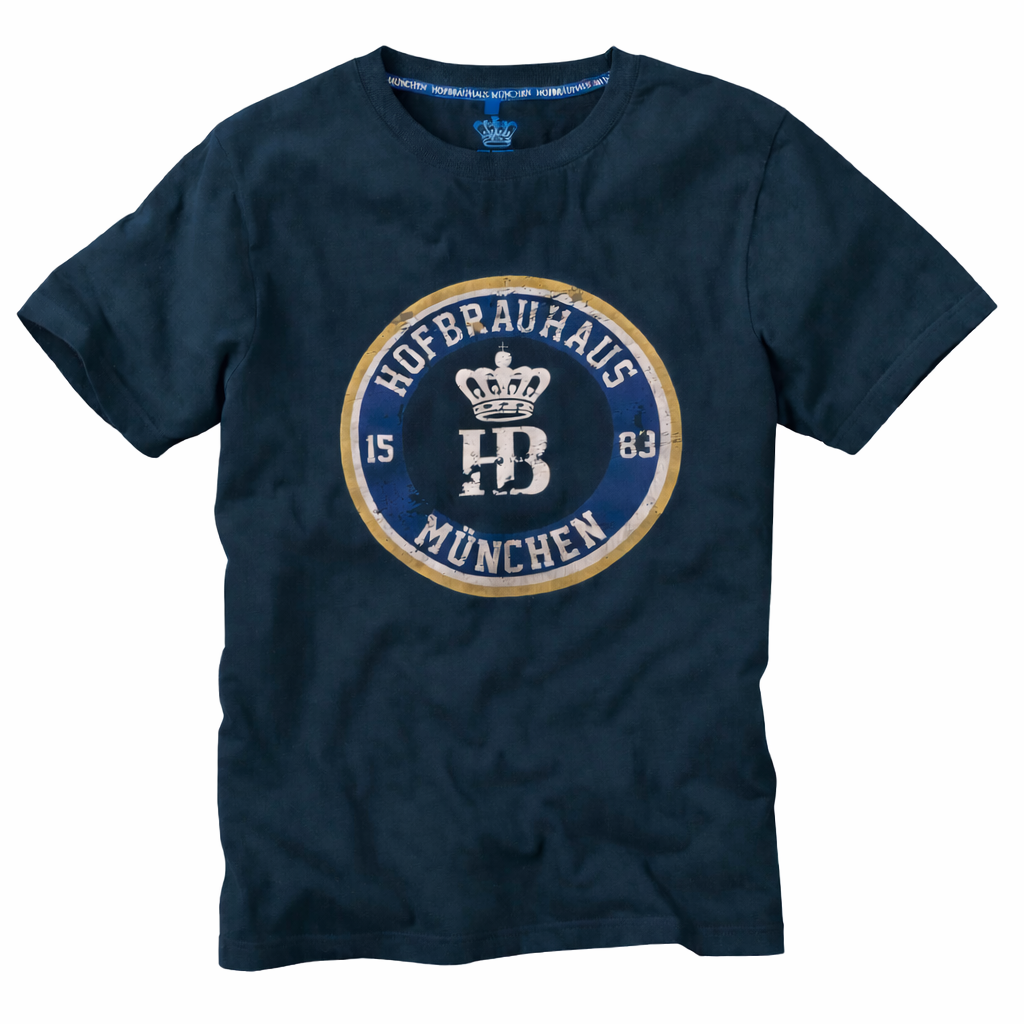 T-Shirt Herren Vintage  Marine