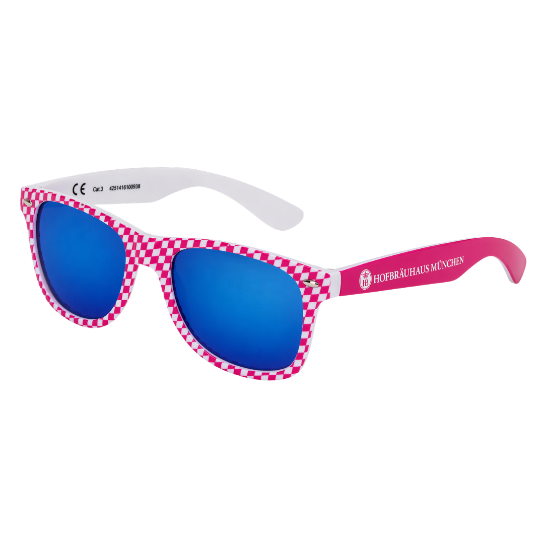 Sonnenbrille Oktoberfest Pink