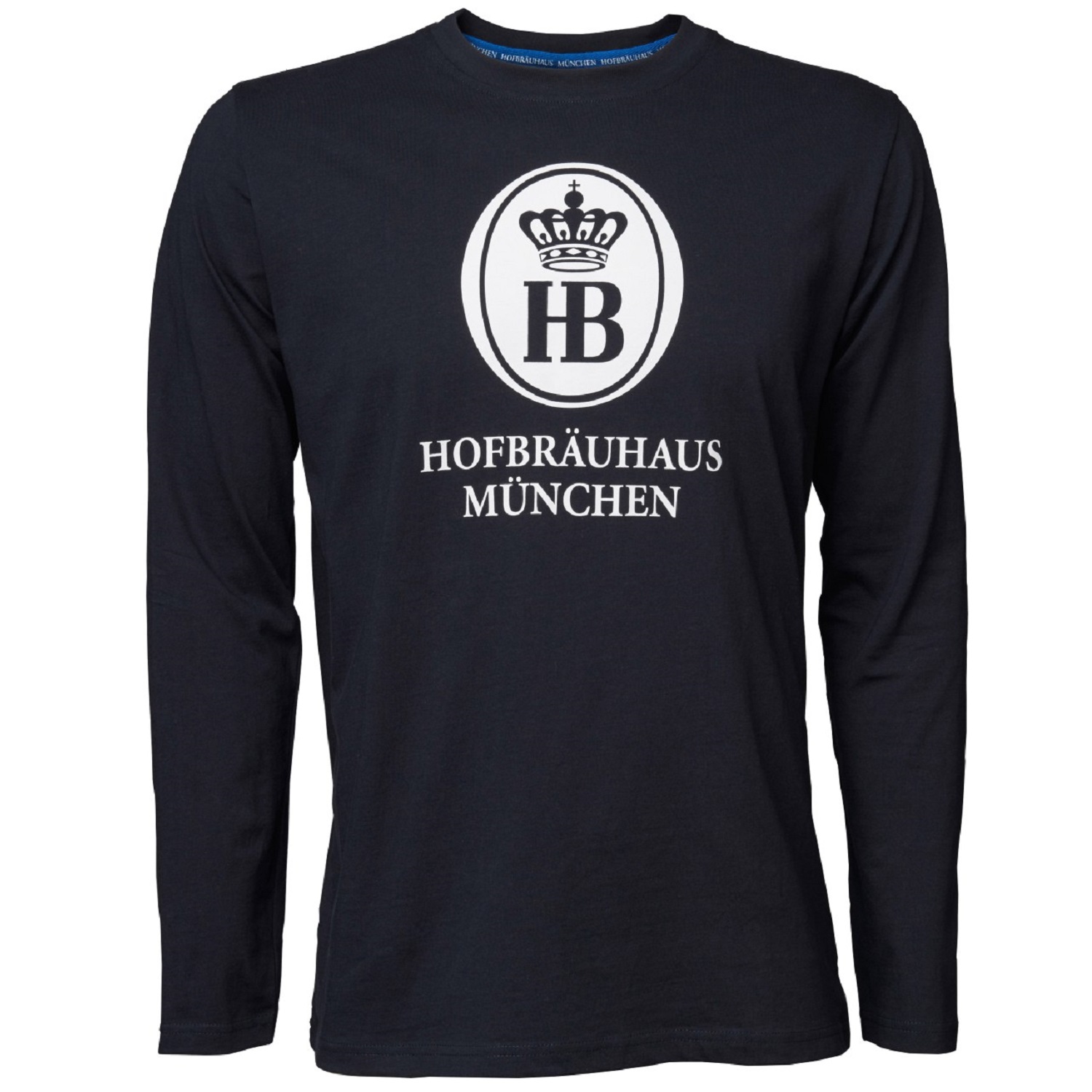 Longsleeve Herren in Marine mit weißem HB Logo und Schriftzug
